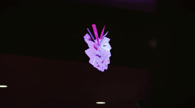 LED電風扇全息廣告機-led全息顯示3D立體廣告機